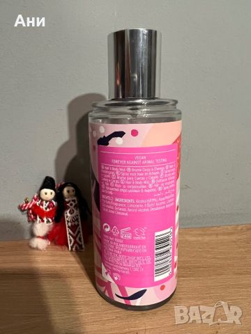 The body shop спрей за тяло The Body Shop Pink Pepper And Lychee Hair And Body Mist 150ml, снимка 2 - Козметика за тяло - 45799792