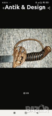 Пруска сабя и японски меч от 2 световна , снимка 1 - Антикварни и старинни предмети - 46030485