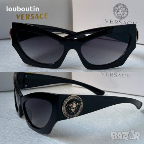 Versace 2024 дамски слънчеви очила котка VE4450, снимка 3 - Слънчеви и диоптрични очила - 45446002