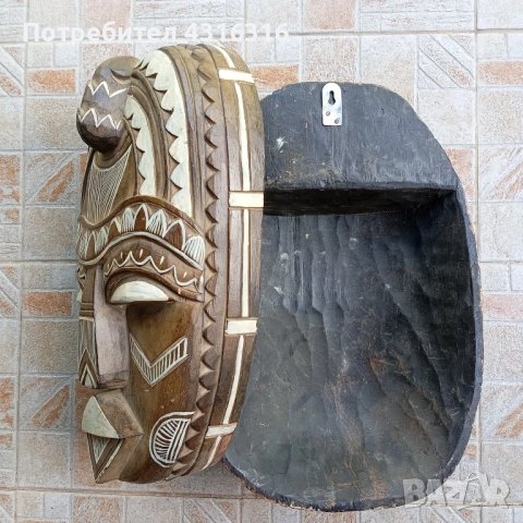 Две големи стари маски , снимка 3 - Колекции - 50989082