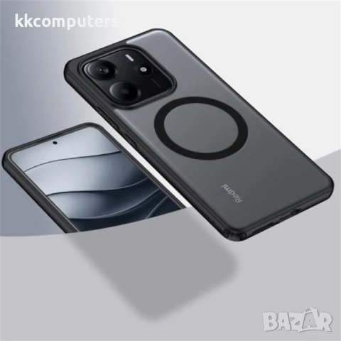 Xiaomi Redmi Note 14 4G MagSafe PC + TPU / Hybrid Калъф и Протектор, снимка 4 - Калъфи, кейсове - 50891581