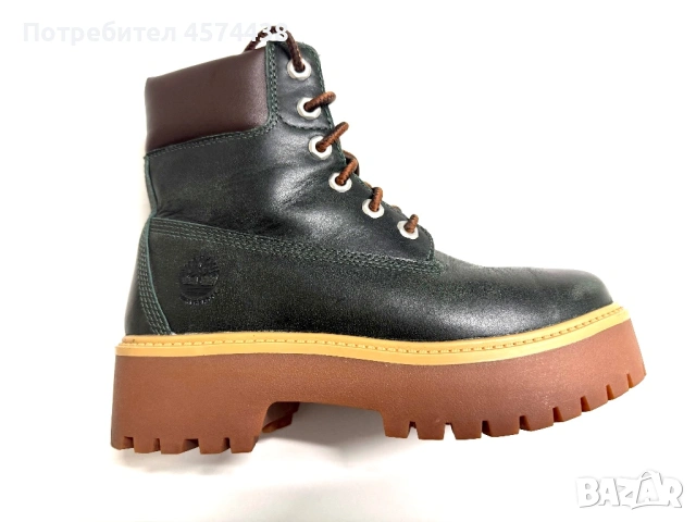 Оригинални дамски кожени боти Timberland, снимка 2 - Дамски боти - 53221854