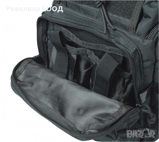 Чанта за рамо MFH 30699A DELUXE черна, снимка 5 - Екипировка - 45033046