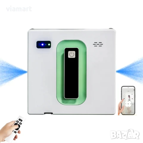 Робот прозорци Puruikai HCR-21, Смарт управление, двустранно пръскане, гласов котрол, снимка 3 - Прахосмукачки - 50527055