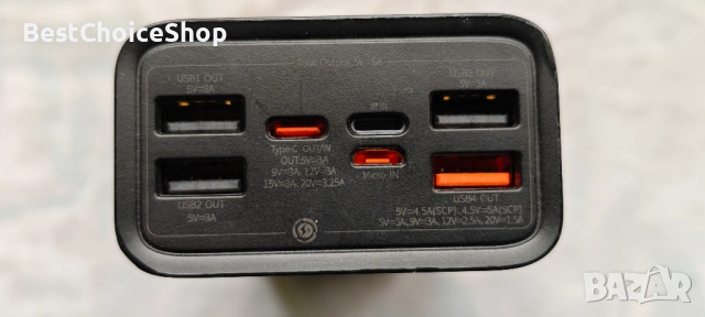 Baseus Power Bank 26800mAh 65W – бързо зареждане, 5 изхода. Baseus, модел PPLG2-65., снимка 3 - Външни батерии - 53792065