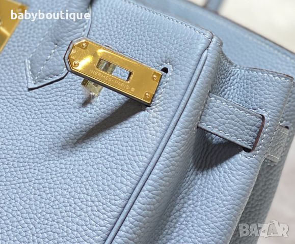 Hermes Birkin linen blue, снимка 5 - Чанти - 45396853