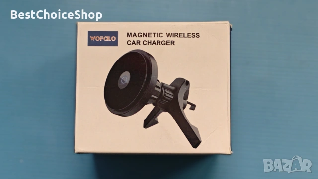 Магнитна стойка за телефон с безжично (Wireless) зареждане универсална, снимка 3 - Аксесоари и консумативи - 54182270