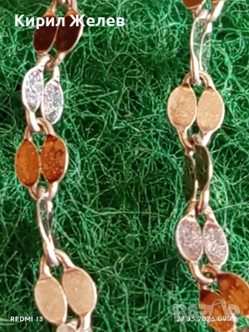 Сребърен синджир нежен елегантен много красив 51804, снимка 3 - Колиета, медальони, синджири - 53993007