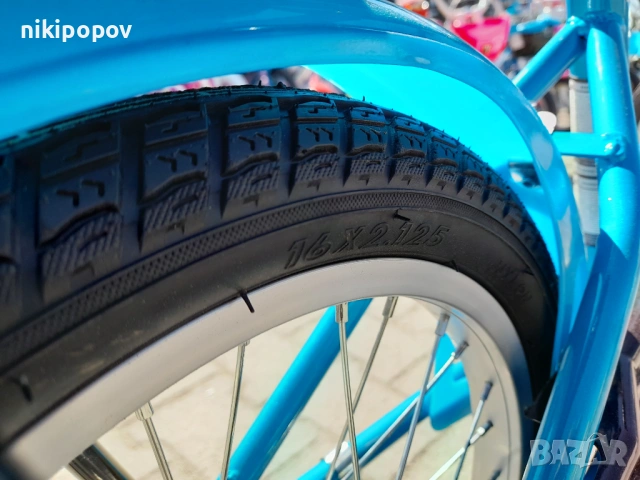 MONI Велосипед 16" 1682 син, снимка 8 - Велосипеди - 53759542