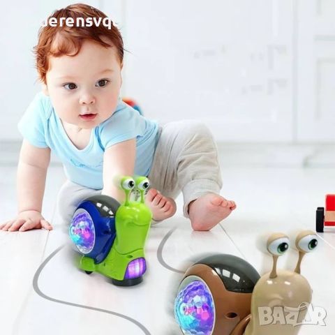 Интерактивна играчка Охлюв със звуци и светлини Gear Snail, снимка 5 - Други - 46144215