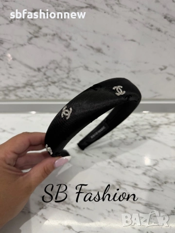 Ластик и диадема Chanel, снимка 2 - Аксесоари за коса - 53823424