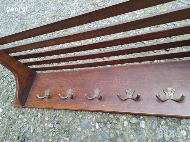 ретро дървена закачалка за стена , снимка 3 - Закачалки - 51987500