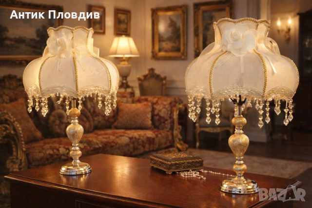 Комплект класически настолни лампи