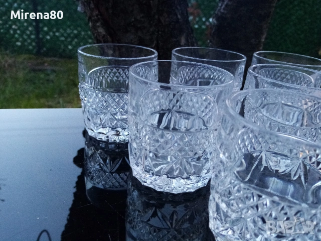 * Bohemia * - кристален сервиз за алкохол !, снимка 2 - Антикварни и старинни предмети - 54161517