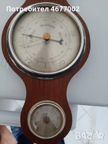 немски барометар, снимка 6 - Антикварни и старинни предмети - 53520024