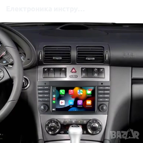 7″ Android мултимедия за Mercedes C-Class W203 | CarPlay | Plug & Play | Навигация, снимка 4 - Аксесоари и консумативи - 53942965