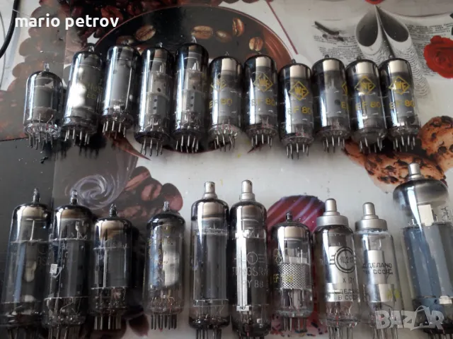 Радиолампи  5лв.брйката при интерес за повече бройки цена по договаряне,има и някой други на който н