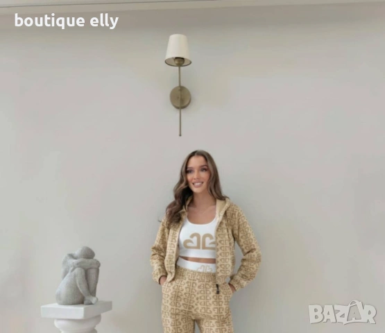 дамски комплект 3 части в черно и бежово, снимка 3 - Комплекти - 53105441