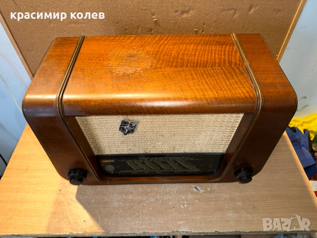 лампов радиопремник "WEGA LUX-365W", снимка 4 - Антикварни и старинни предмети - 53275211