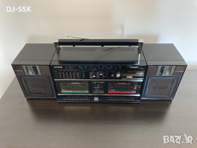 AIWA CA-W80 VINTAGE RETRO BOOMBOX Ghetto Blaster радио касетофон, снимка 2 - Радиокасетофони, транзистори - 46211731