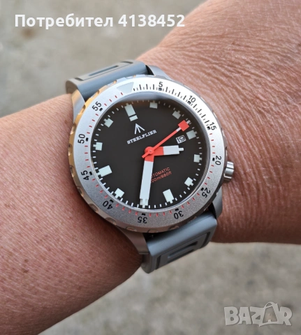 Steelflier automatic diver 200m., снимка 10 - Мъжки - 53440291