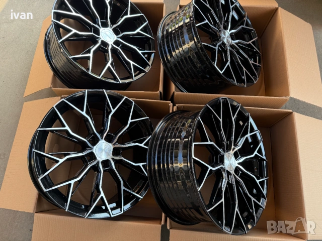 4 бр. чисто нови алуминиеви джанти Monaco 19" 5x114.3 , централен отвор 64.1 , ET40, 8,5J, снимка 4 - Гуми и джанти - 53873058