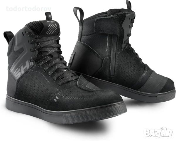 Мото кецове SHIMA REBEL BLACK 2.0 Vented, снимка 1