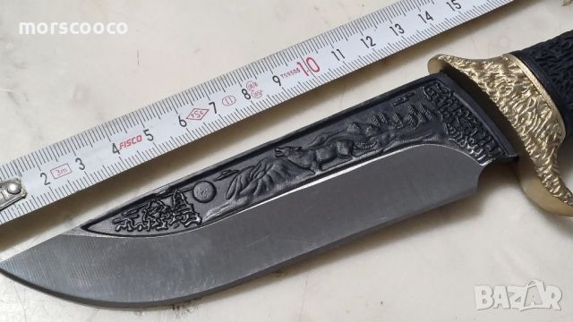 Руски ловен нож  -,,Волк", снимка 5 - Антикварни и старинни предмети - 46029494