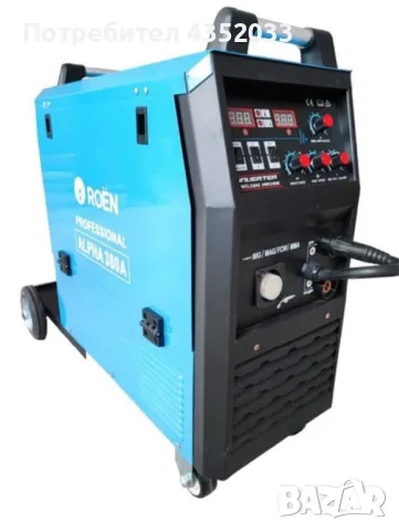 Професионален заварачен апарат ТЕЛОПОДАВАЩО + ЕЛЕКТРОЖЕН 380 Ампера, снимка 1