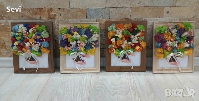 Рамки и кашпи със скандинавски мъх!, снимка 12 - Картини - 49363588