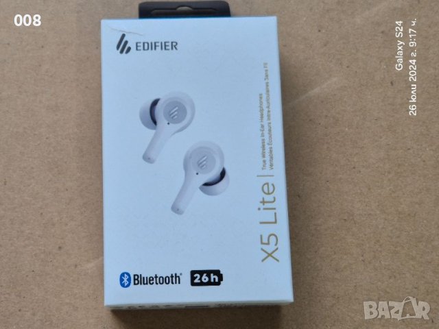 Продавам Edifier Безжични слушалки X5 Lite, снимка 1 - Bluetooth слушалки - 46701321