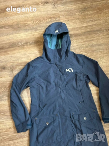 Дамско водоустойчиво дълго яке KARI TRAA DALANE Rain Parka , M размер , снимка 4 - Якета - 52964984