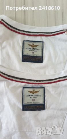 Aeronautica Militare Cotton Mens Size 50/L  ОРИГИНАЛ! 2бр. Мъжки Тениски!, снимка 12 - Тениски - 45251852