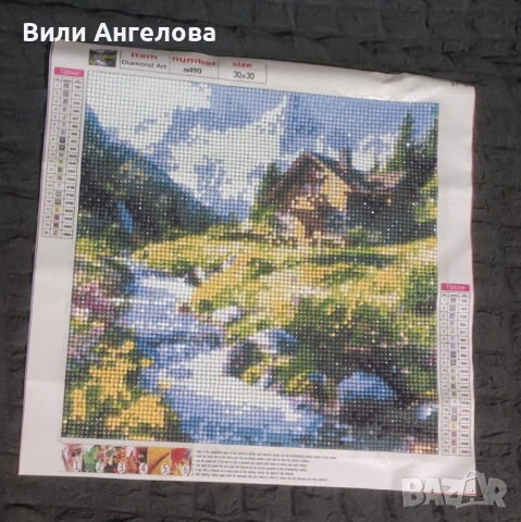 Диамантен гоблен без рамка 30/30, снимка 3 - Гоблени - 53929586