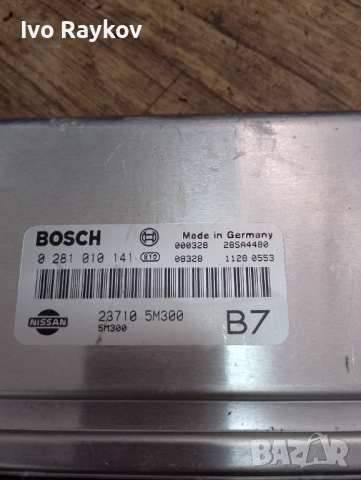 ECU , ДВИГАТЕЛ ALMERA N16 2.2 DCI , 237105M300 , 0281010141 , снимка 3 - Части - 53725143