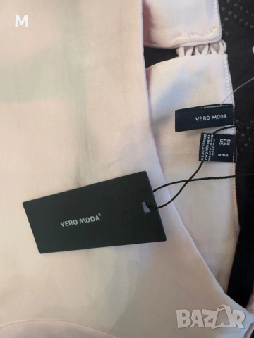 Бледо розова Рокля Vero Moda, снимка 4 - Рокли - 53537891