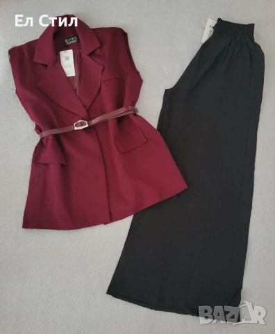 ⚜️Дамски панталон, широк крачол 16€, снимка 3 - Панталони - 53979284