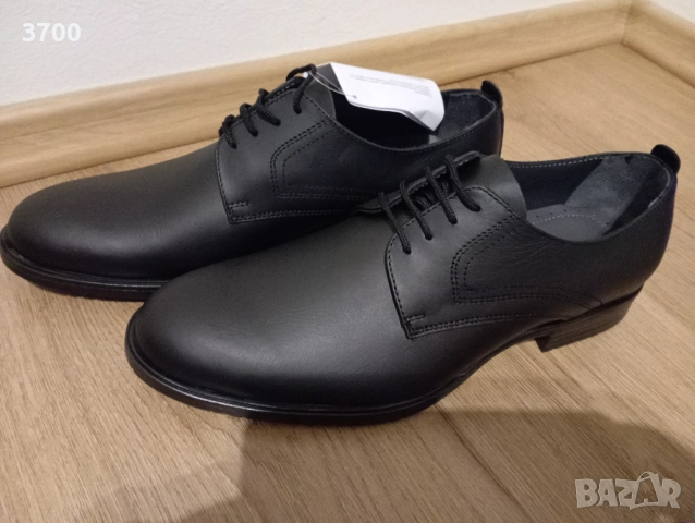 Нови мъжки обувки(половинки) - естествена кожа 42/43, снимка 2 - Официални обувки - 52775778