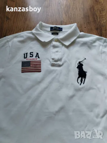 polo ralph lauren - страхотна мъжка тениска L, снимка 2 - Тениски - 50143815