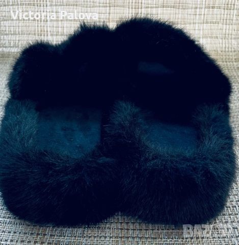 Луксозни пухкави чехли Miu Miu Style с платформа 4 см, снимка 7 - Чехли - 53777632