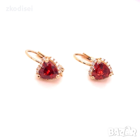 Златни обеци 2,41гр. 14кр. проба:585 модел:34508-5, снимка 2 - Обеци - 52037798