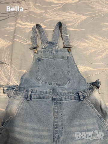 skinny denim dungarees, снимка 3 - Гащеризони - 52010398