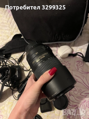 Nikon D5000 + 2 обектива NIKON 18-55mm DX , + NIKON 55-300mm DX, снимка 3 - Фотоапарати - 52726402