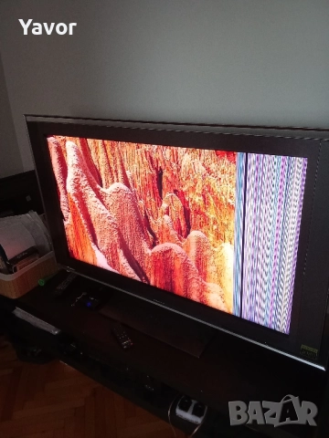 (Здрав дисплей) 46 инча SONY KDL-46X3500 , работещ, за ремонт или части, снимка 2 - Телевизори - 52178833