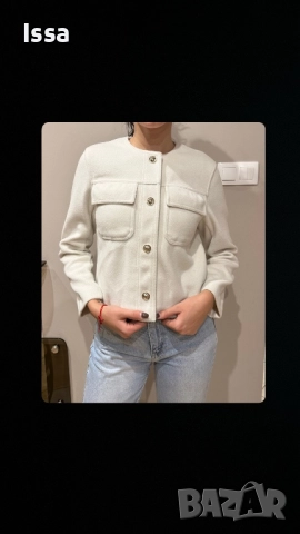 Дамско якенце Zara- дънки ПОДАРЪК, снимка 6 - Якета - 52448446