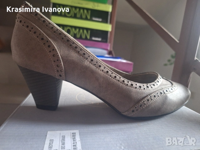 нови обувки Мегияс набук , снимка 3 - Дамски ежедневни обувки - 54160792