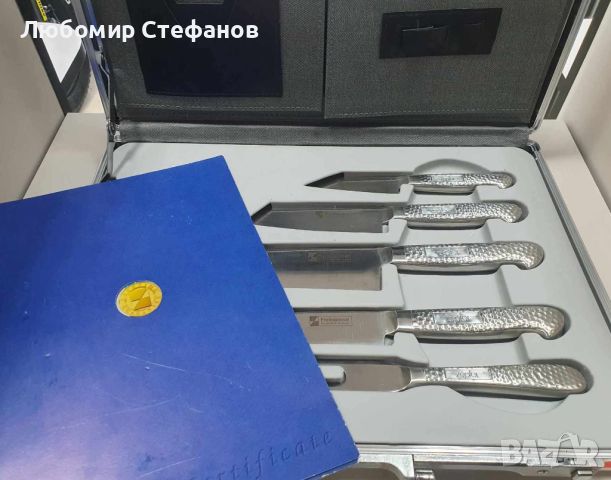 Комплект ножове Zepter , снимка 4 - Прибори за хранене, готвене и сервиране - 46415086