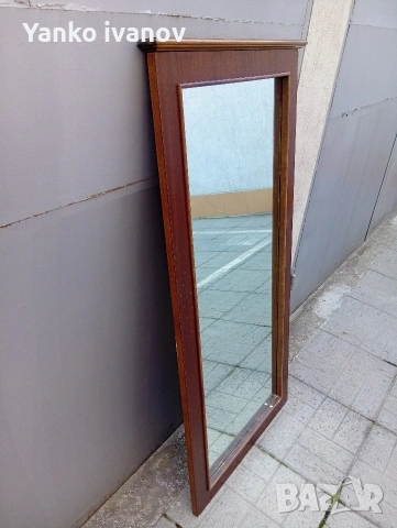 Огледало с дървена рамка, снимка 4 - Огледала - 54302537