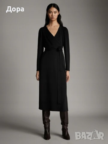Massimo Dutti нова черна рокля М, снимка 1