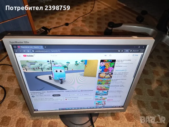 Монитор Samsung SyncMaster 720n, снимка 2 - Монитори - 48491168